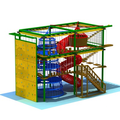 guqi indoor climb rope course adventure indoor kids playground