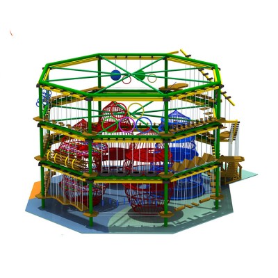 guqi climbing rope course adventure play ground equipment